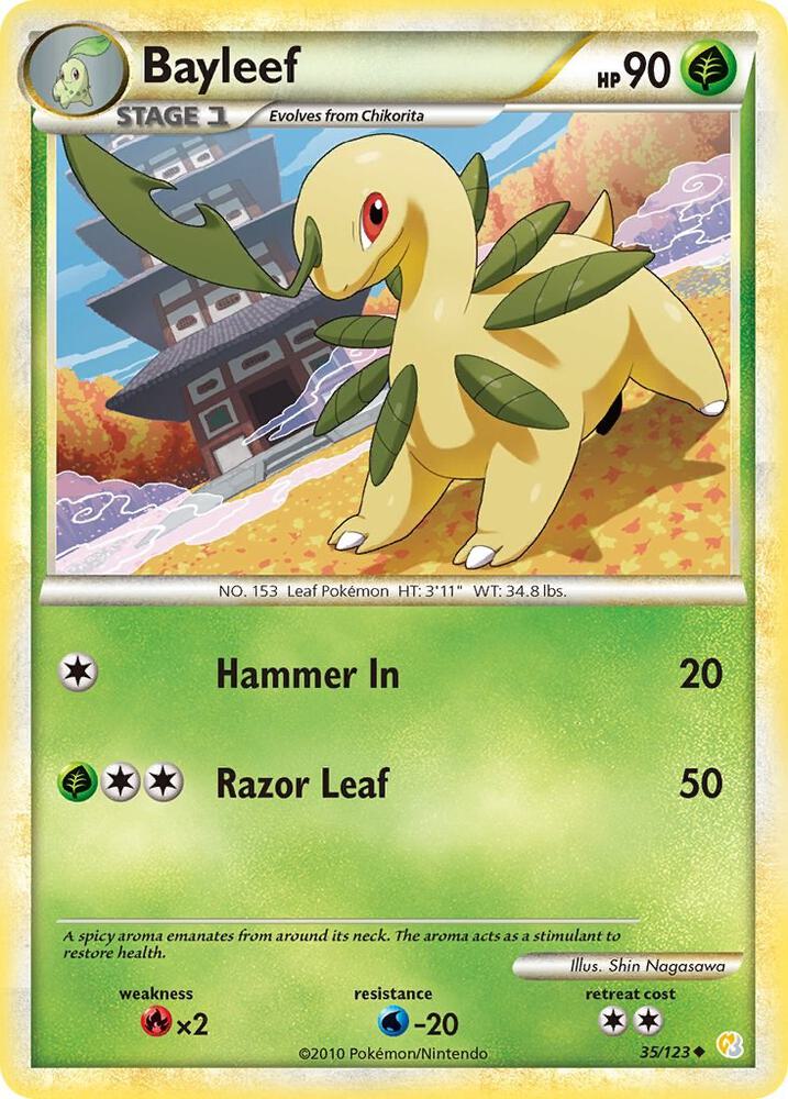 Bayleef, HeartGold SoulSilver 35/123