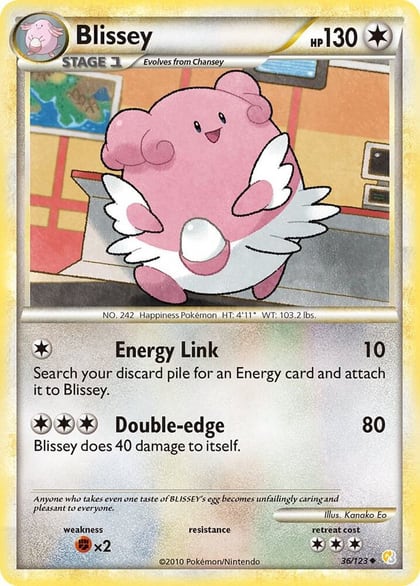 Blissey, HeartGold SoulSilver 36/123