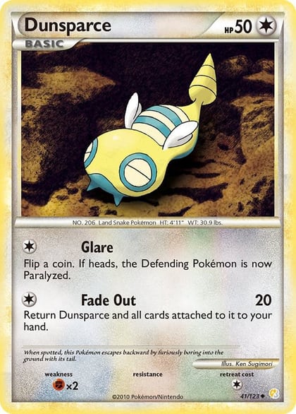 Dunsparce, HeartGold SoulSilver 41/123