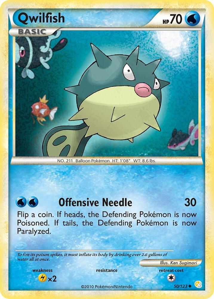 Qwilfish, HeartGold SoulSilver 50/123