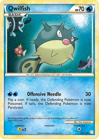 Qwilfish, HeartGold SoulSilver 50/123