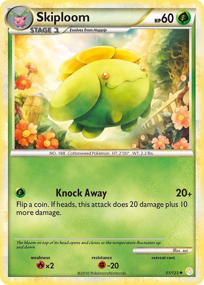 Skiploom, HeartGold SoulSilver 51/123