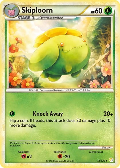Skiploom, HeartGold SoulSilver 51/123