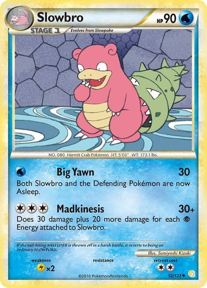 Slowbro, HeartGold SoulSilver 52/123