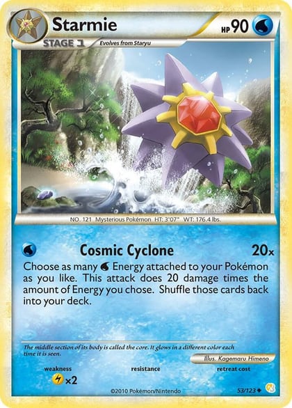 Starmie, HeartGold SoulSilver 53/123