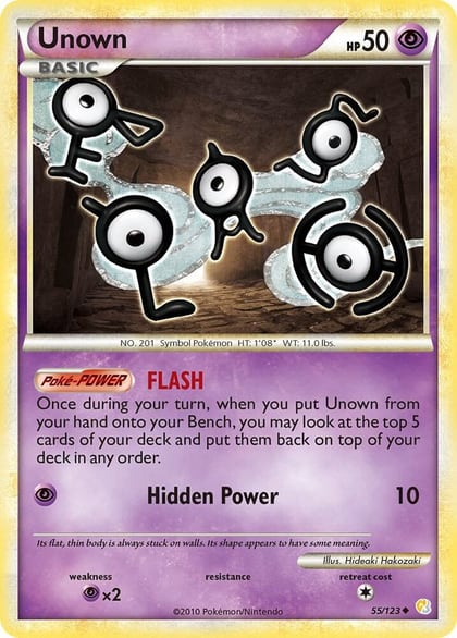 Unown (55), HeartGold SoulSilver 55/123