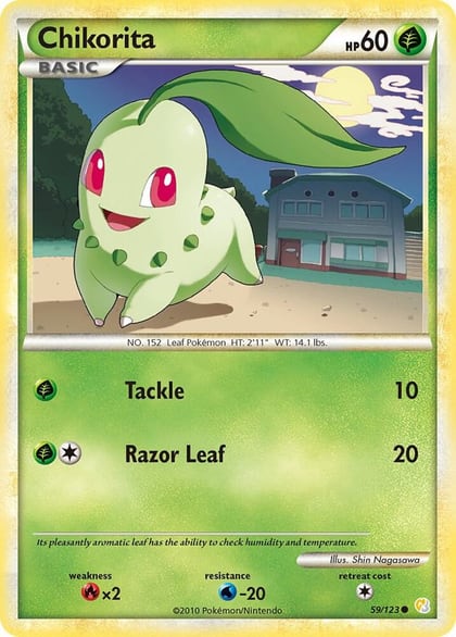 Chikorita, HeartGold SoulSilver 59/123