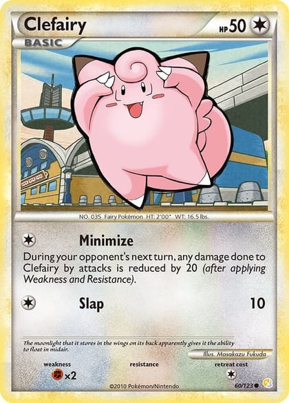 Clefairy, HeartGold SoulSilver 60/123