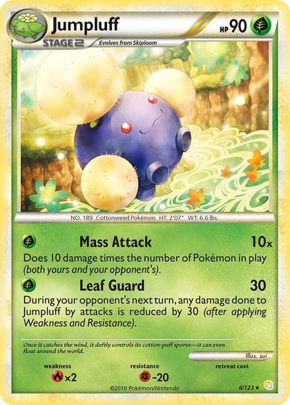 Jumpluff, HeartGold SoulSilver 6/123