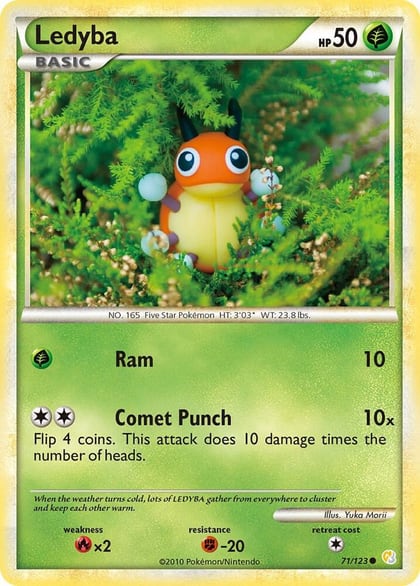 Ledyba, HeartGold SoulSilver 71/123