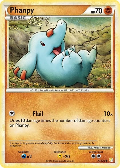 Phanpy, HeartGold SoulSilver 77/123