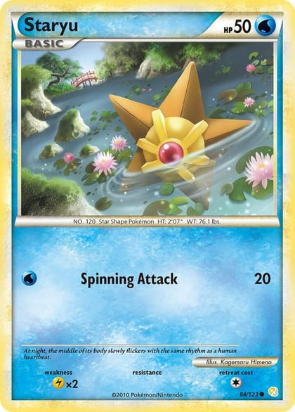 Staryu, HeartGold SoulSilver 84/123
