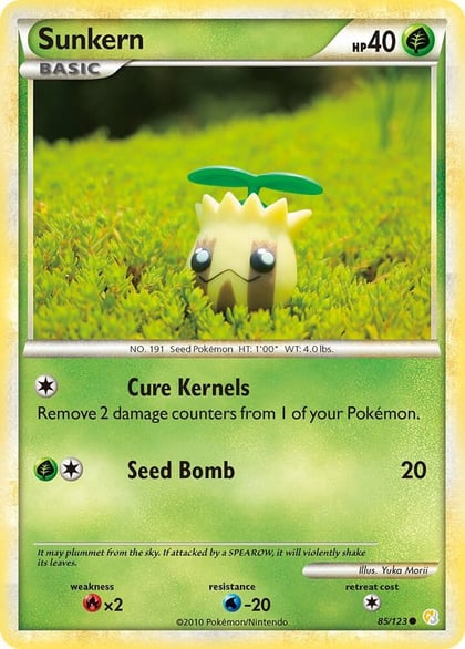 Sunkern, HeartGold SoulSilver 85/123
