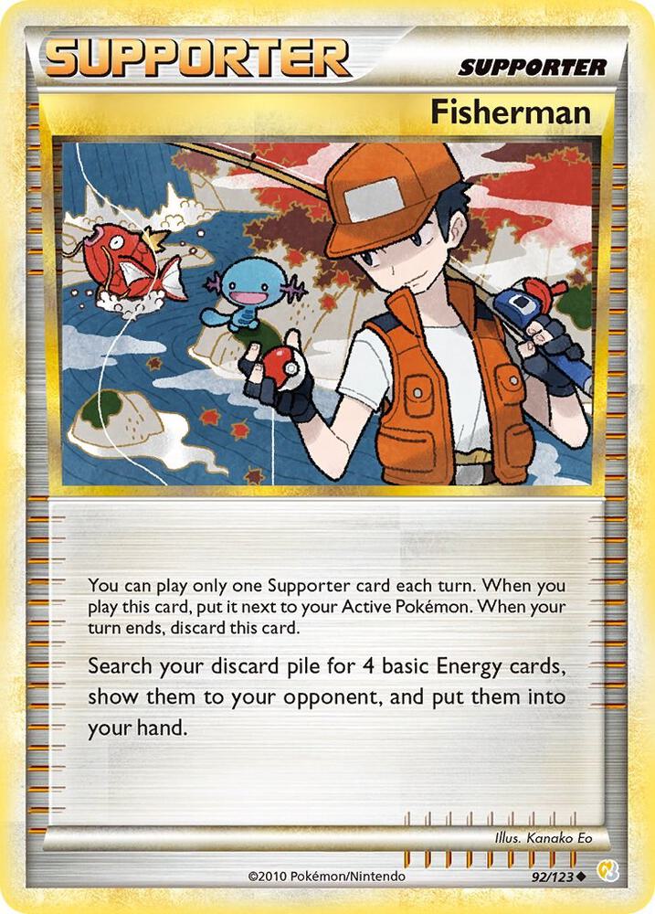 Fisherman, HeartGold SoulSilver 92/123