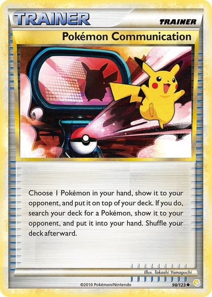 Pokemon Communication, HeartGold SoulSilver 98/123