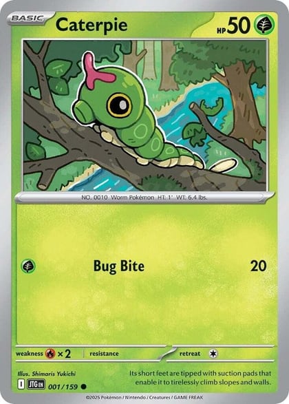 Caterpie, SV09: Journey Together 001/159