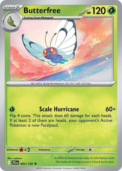 Butterfree, SV09: Journey Together 003/159