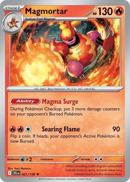Magmortar, SV09: Journey Together 021/159