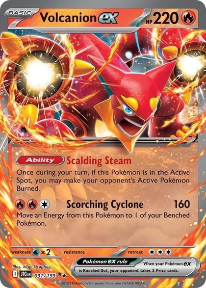 Volcanion ex - 031/159, SV09: Journey Together 031/159