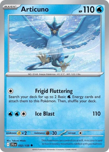 Articuno - 032/159, SV09: Journey Together 032/159
