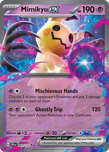 Mimikyu ex, SV09: Journey Together 069/159