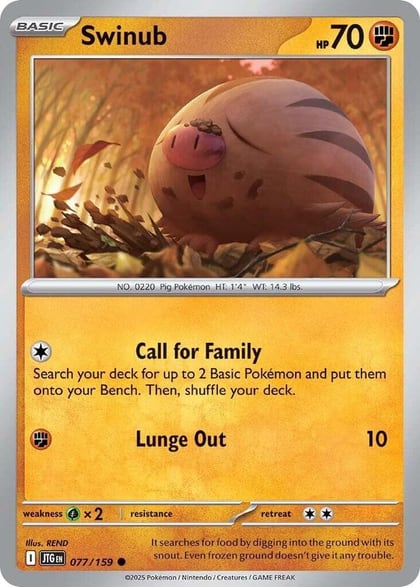 Swinub - 077/159, SV09: Journey Together 077/159