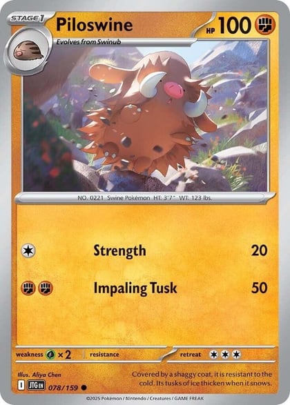 Piloswine, SV09: Journey Together 078/159