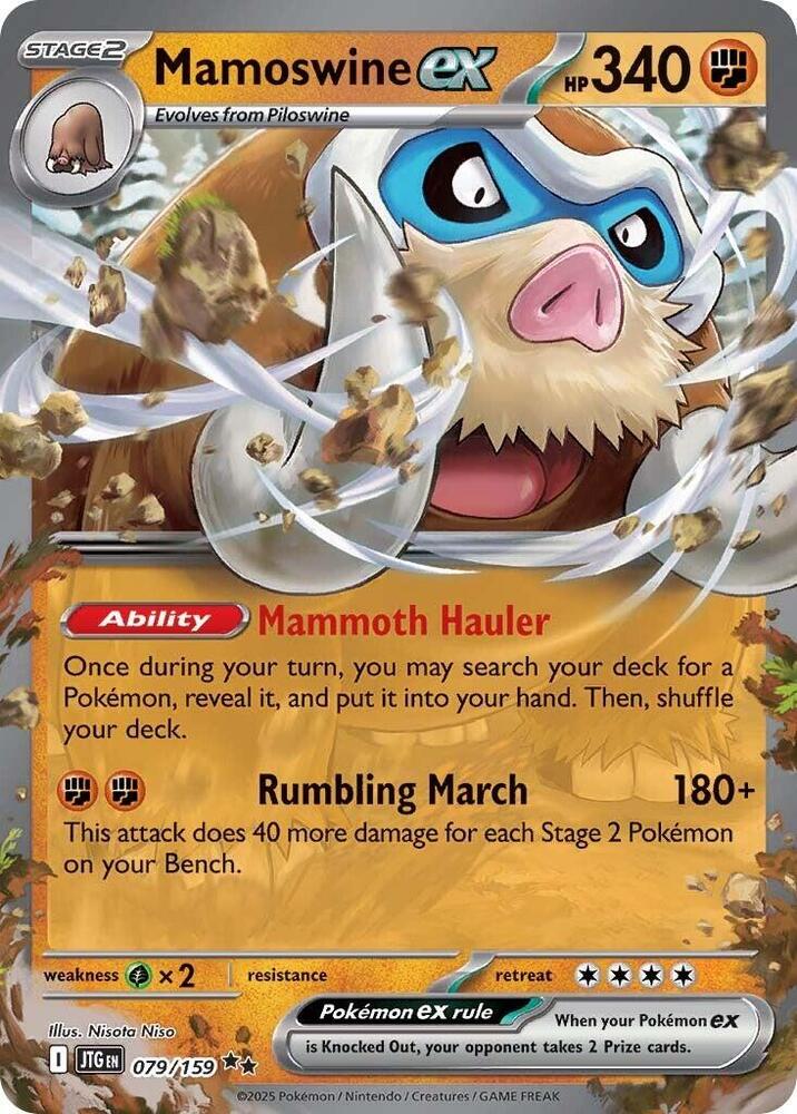 Mamoswine ex - 079/159, SV09: Journey Together 079/159