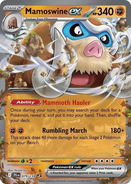 Mamoswine ex - 079/159, SV09: Journey Together 079/159