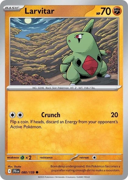 Larvitar, SV09: Journey Together 080/159