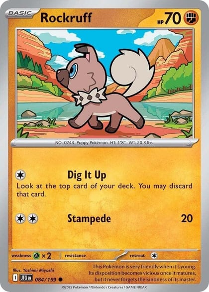 Rockruff, SV09: Journey Together 084/159
