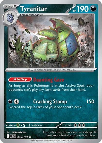 Tyranitar, SV09: Journey Together 095/159