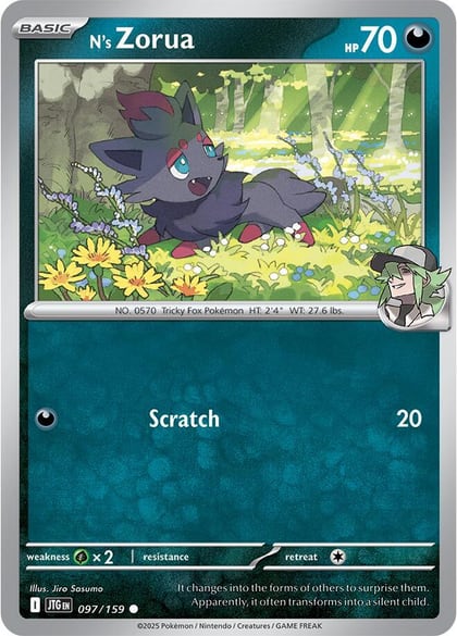 N's Zorua, SV09: Journey Together 097/159