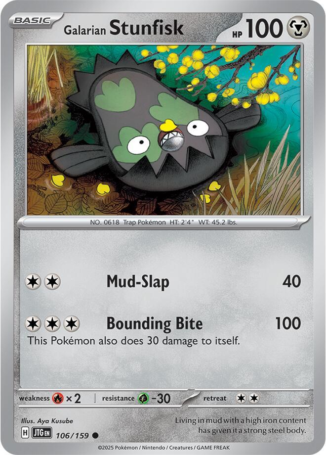 Galarian Stunfisk, SV09: Journey Together 106/159