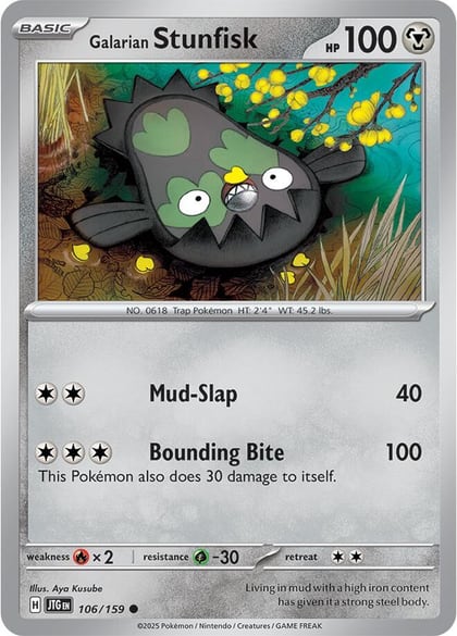 Galarian Stunfisk, SV09: Journey Together 106/159