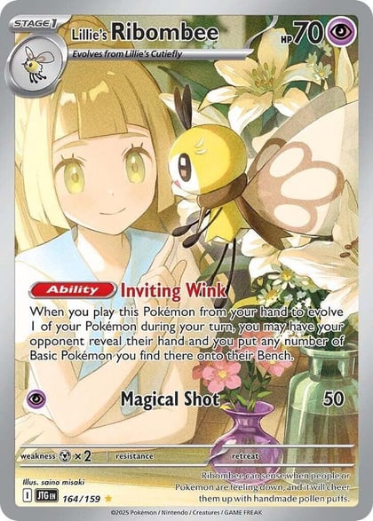 Lillie's Ribombee - 164/159, SV09: Journey Together 164/159