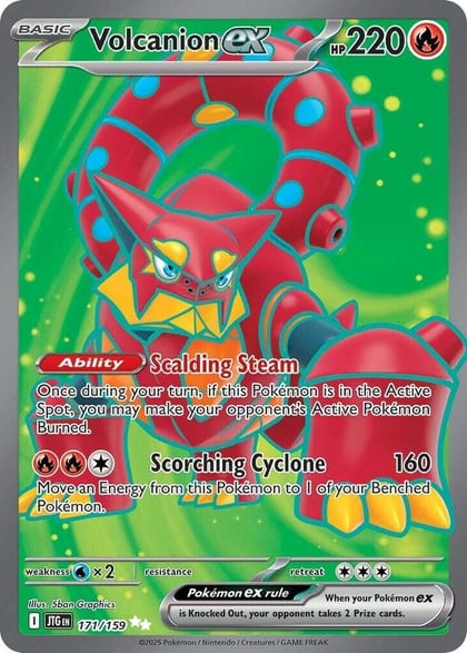 Volcanion ex - 171/159, SV09: Journey Together 171/159