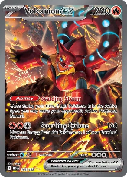 Volcanion ex - 182/159, SV09: Journey Together 182/159