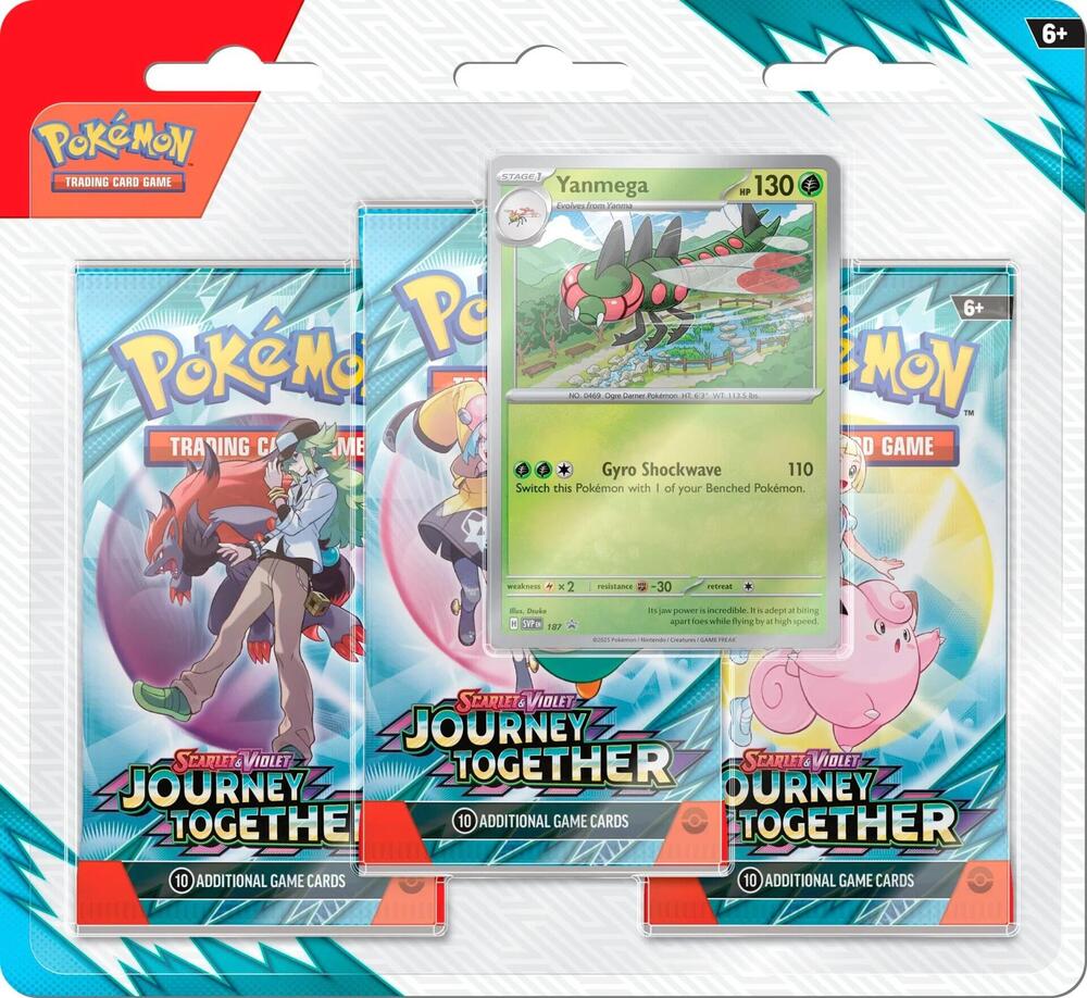 Journey Together 3 Pack Blister [Yanmega], SV09: Journey Together P610940