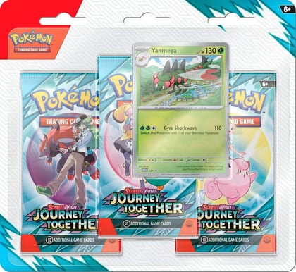 Journey Together 3 Pack Blister [Yanmega], SV09: Journey Together P610940