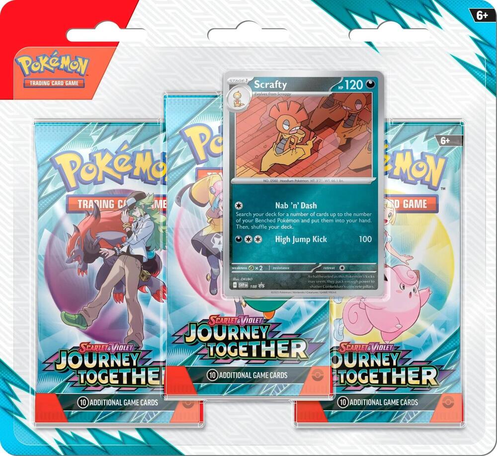 Journey Together 3 Pack Blister [Scrafty], SV09: Journey Together P610948