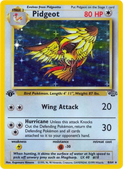 Pidgeot (8), Jungle 08/64