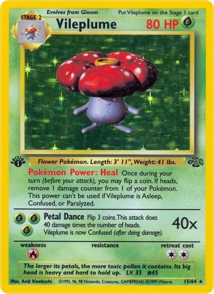 Vileplume (15), Jungle 15/64