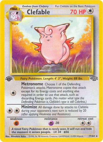Clefable (17), Jungle 17/64