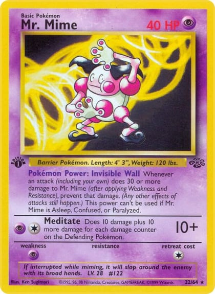Mr. Mime (22), Jungle 22/64