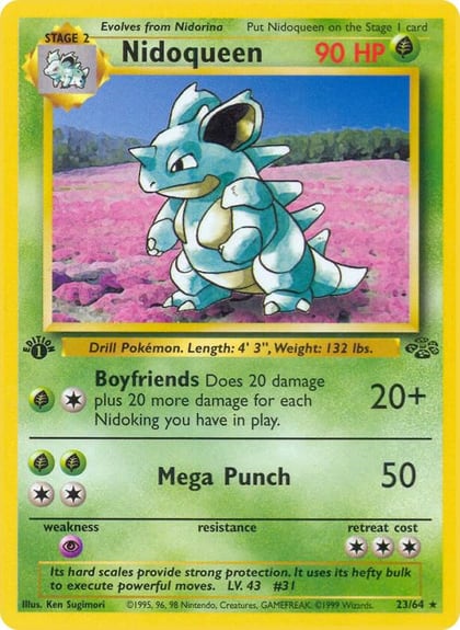 Nidoqueen (23), Jungle 23/64