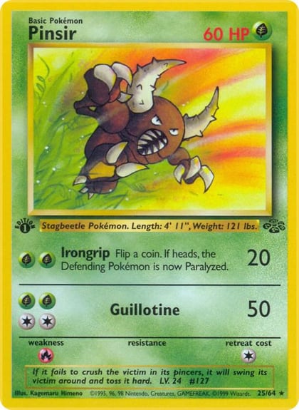 Pinsir (25), Jungle 25/64