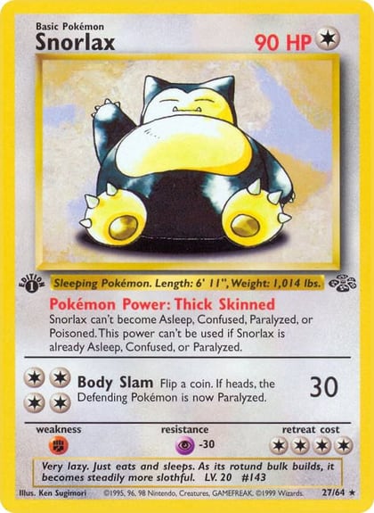 Snorlax (27), Jungle 27/64