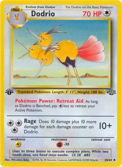 Dodrio, Jungle 34/64