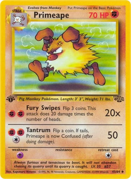 Primeape, Jungle 43/64